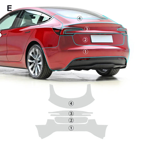 1SET Paint Protection Film for Tesla Model 3 Highland 2024 8.5thick