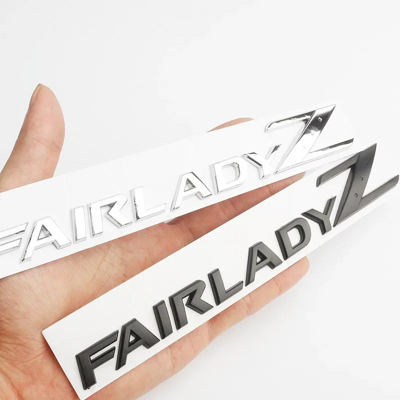 3D Letters Fairlady Z Logo Rear Boot Trunk Emblem Badge For Nissan