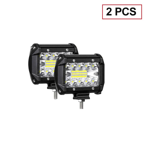 60W LED Work Light Bars 4Inch Spotlight Waterproof Driving Fog Light