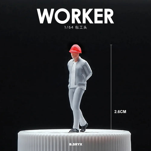 1/64 Simulation Doll Model Miniature Figure Toy Hand Mini Man Scene