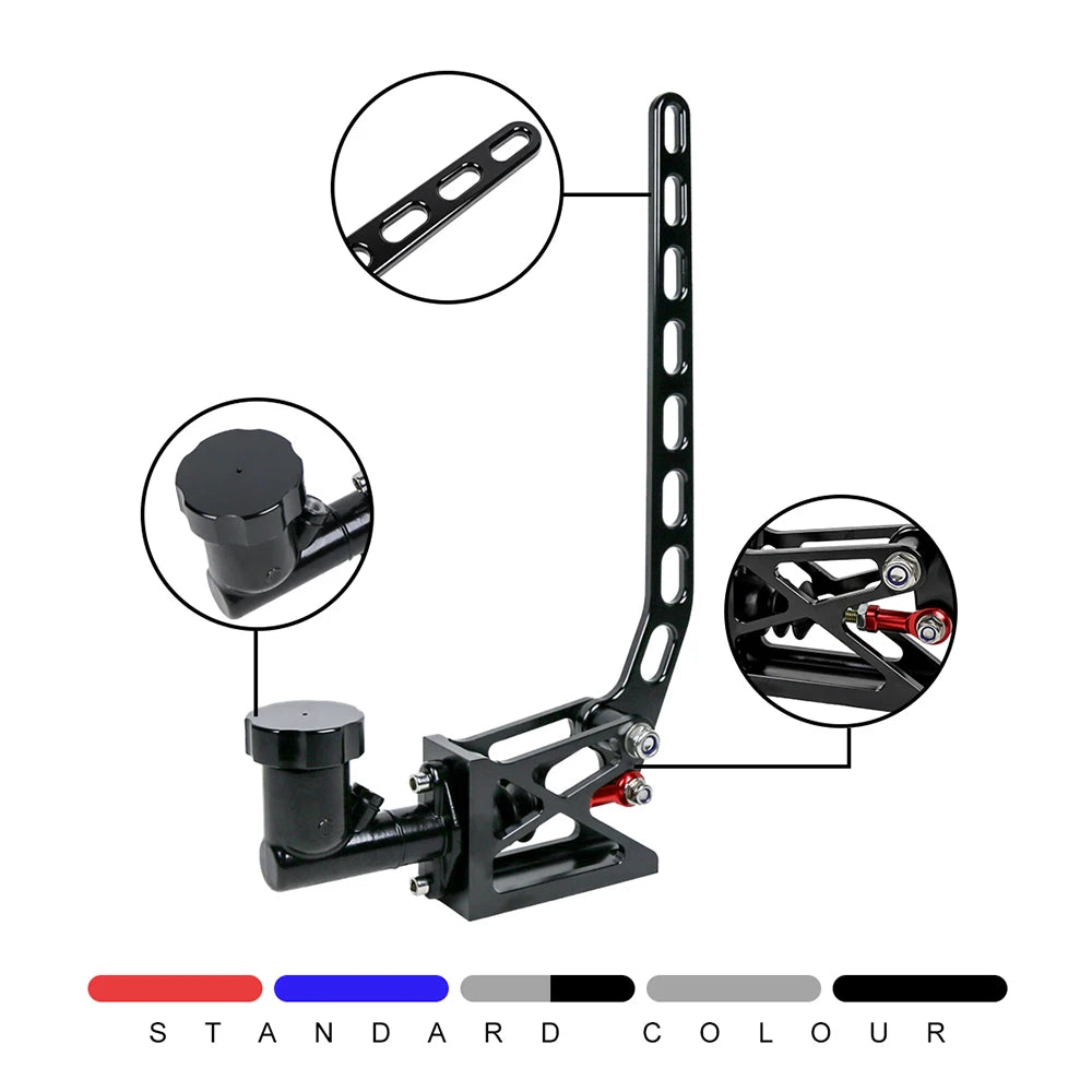 UNIVERSAL BILLET CNC HANDLE HYDRAULIC DRIFT HANDBRAKE, E-BRAKE KIT