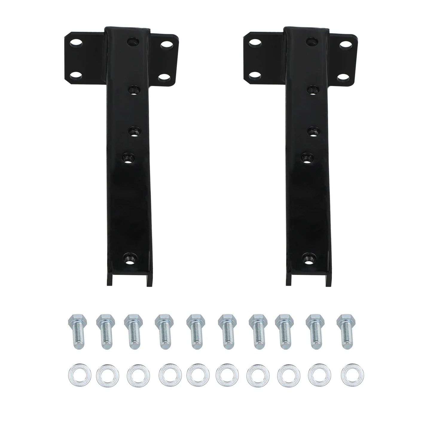 2 PCS Welded Upgrated Rear Bumper Brackets for Jeep Cherokee XJ