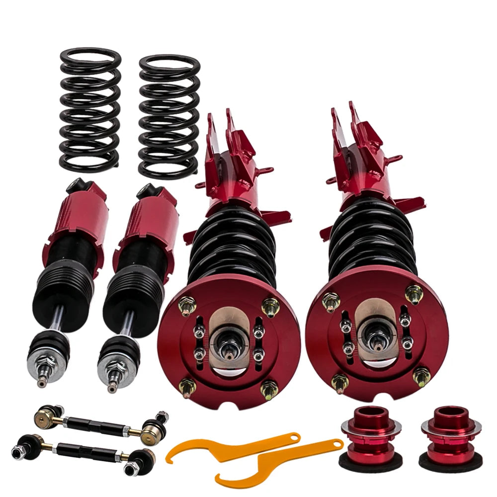 24 Way Adjustable Coilovers Suspension Lowering Kit For Ford Mustang