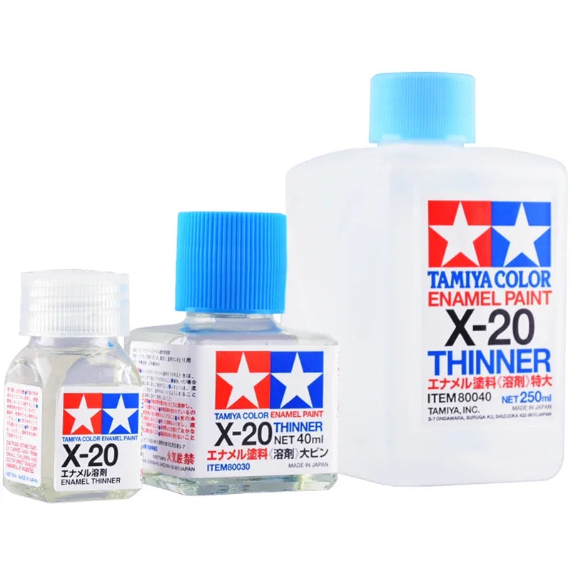 Tamiya Color ENAMEL Paint Thinner  80020 80030 80040 X20 10ML 40ML