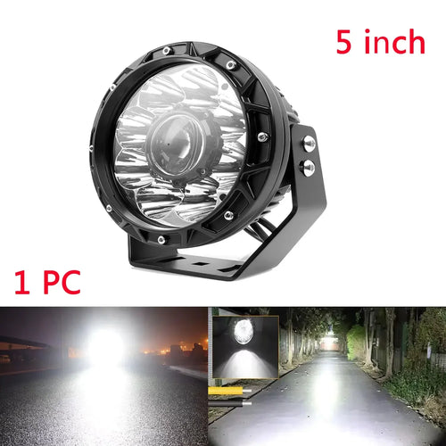 7inch Survey light for vehicles Spotlight  Work light Long Range Truck