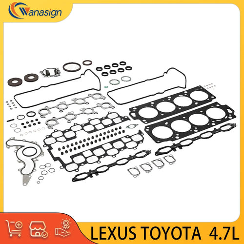 ENGINE PARTS FULL GASKET KIT FOR LEXUS TOYOTA GX470 LX470 4 RUNNER