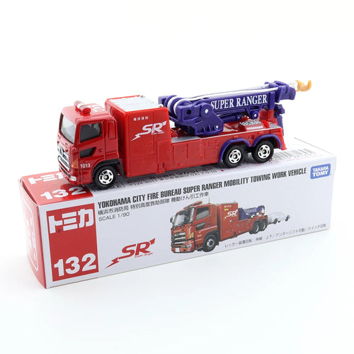 TAKARA TOMY Alloy Car Model TOMY Fire Truck Crane Mercedes-Benz Bus