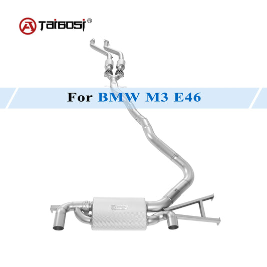 Taibosi Exhaust System for BMW M3 E46 3.2L Catback Exhaust Pipe