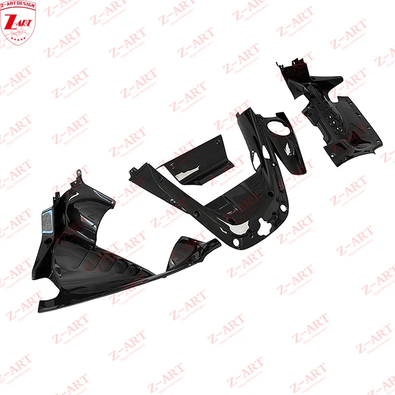 Z-ART SF90 Dry Carbon Fiber Engine Bay for Ferrari SF90 Carbon Fiber