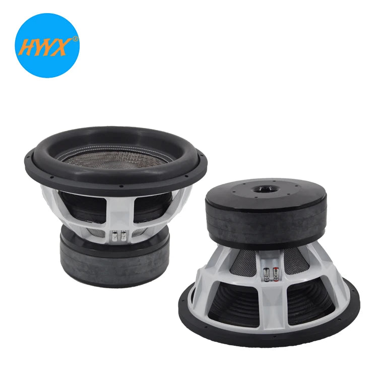 15 inch Sub woofer car audio speaker with triple magnet carbon cone