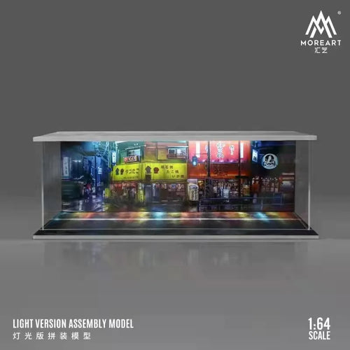 TimeMicro&MoreArt 1:64 Parking lot model scene 1:64 Simulation alloy