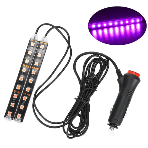 12V DIY Car Interior Decorative Light LED Strips RGB Ambient Lamp Neon