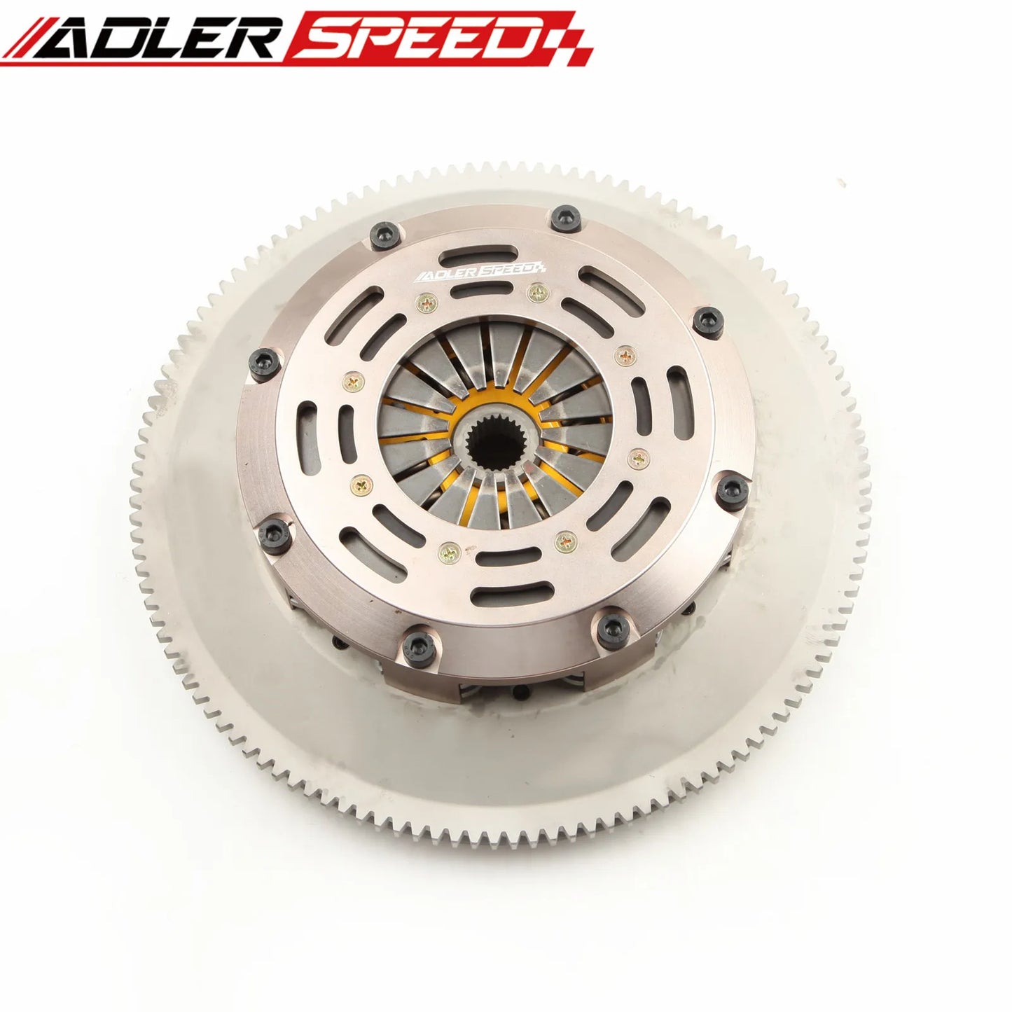 ADLERSPEED Racing / Street Twin Disc Clutch Kit & Flywheel For Nissan