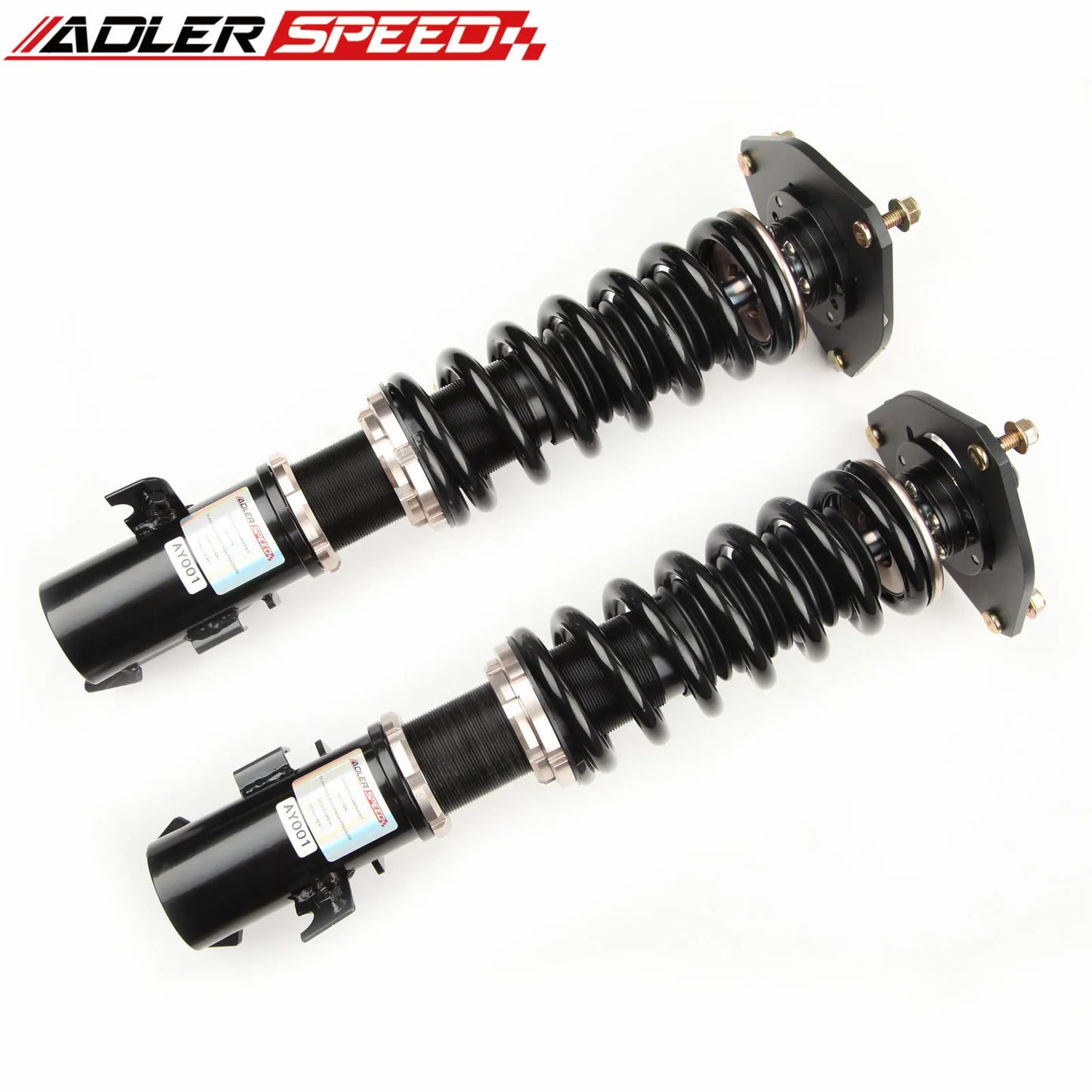 ADLERSPEED 32 Way Adjustable Coilover Lowering Suspension Kit For