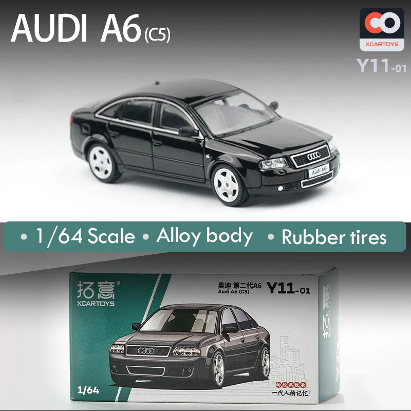 XCARTOYS 1/64 AUDI A6 Car Alloy Diecast Toys Classic Super Racing Car