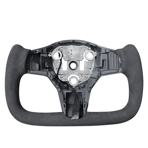 Yoke Steering Wheel For Tesla Model 3 Model Y Car Interior Leather