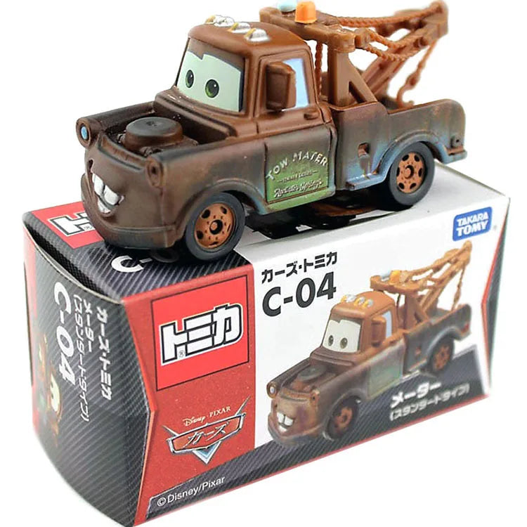 TAKARA TOMY TOMICA Cars Lightning Mcqueen Mater Dinoco 43 95 Alloy