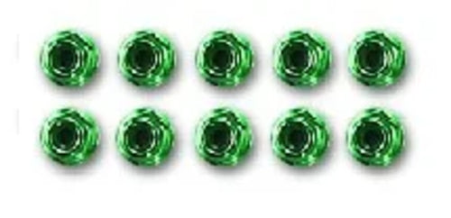 6colors 10pcs 4mm Wheel Nut/ Metal Wheel Hardware for 1/10 R/C hobby