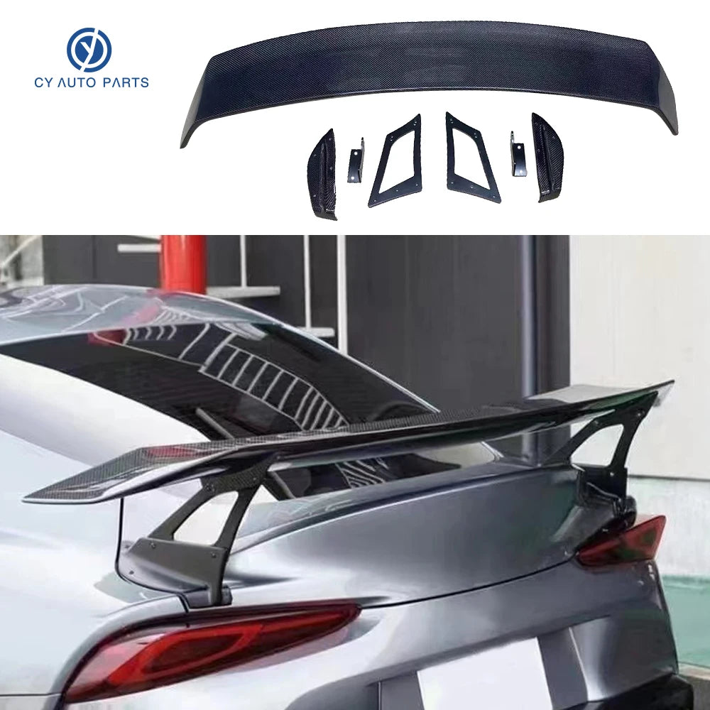 Supra A90 A91 MK5 Spoiler Wing Carbon Fiber Rear Trunk High Wing