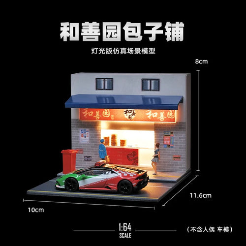 1/64 Scale Simulate Miniature Convenience Store Supermarket