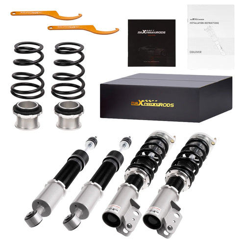 24-Way Damper Adjustable Coilovers Lowering Kit For Ford Mustang