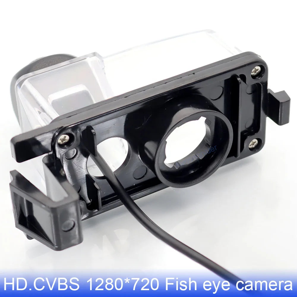 2.4 Ghz Wireless FishEye HD Car Rear View Camera For Nissan Geniss