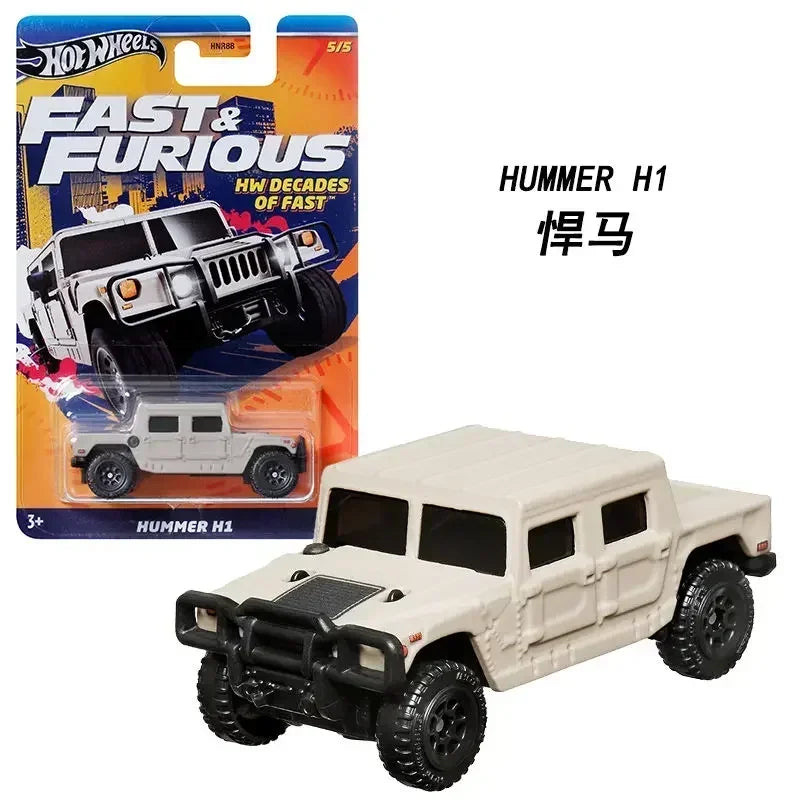 1/64 Car Fast & Furious Hw Decades Of Fast Boys Toy Diecast Hummer