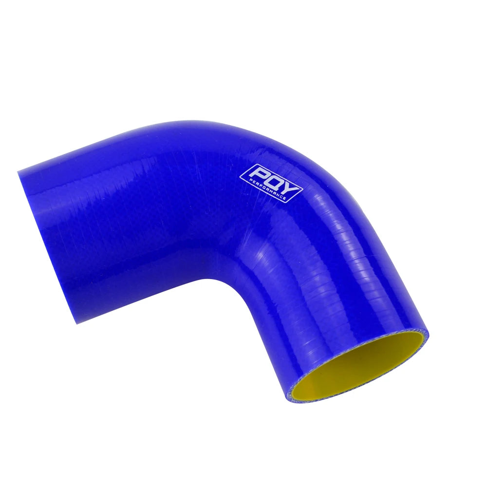 LIZHI RACING  2.5"-3" 63mm-76mm 90 Degree Elbow Reducer Silicone Hose