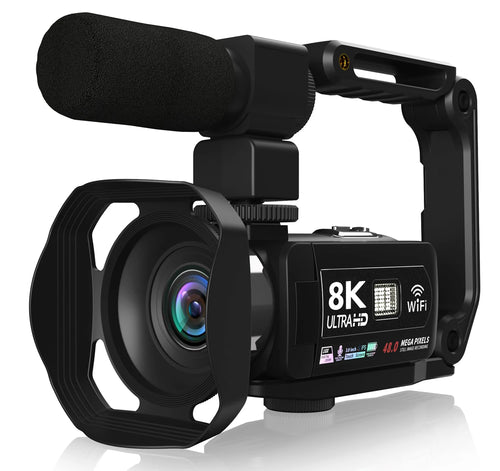 8K Professional Camcorder WIFI Digital Video Camera For Youtube