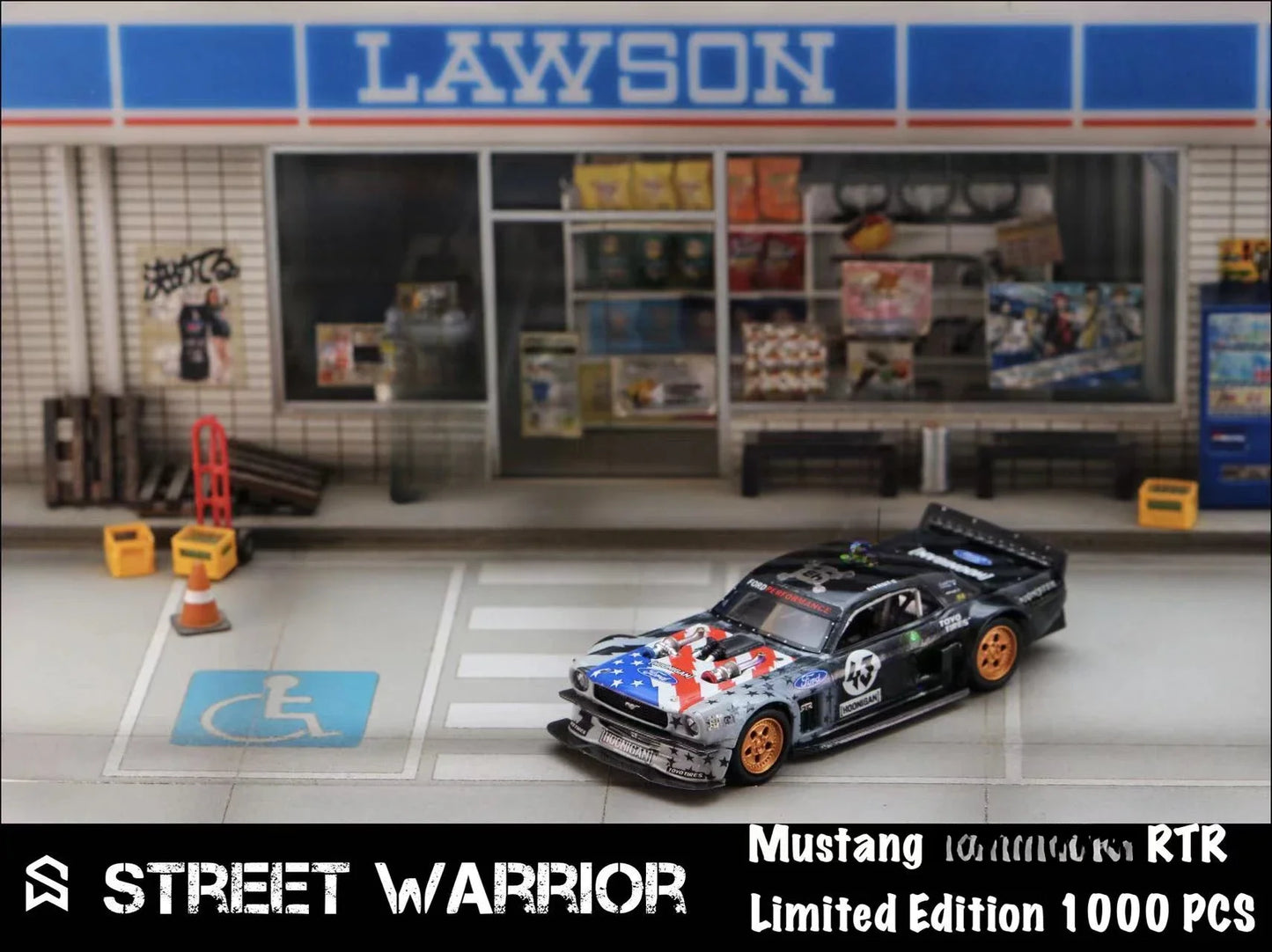 Street Weapon SW 1:64 Mustang Block43 /RWB 993 RTR 1965 Limited