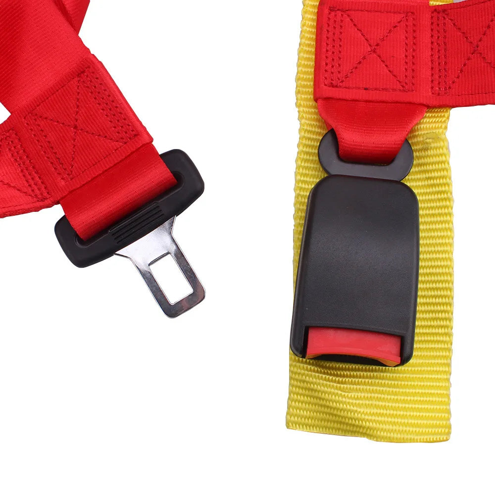 Red JDM Car Universal 4 Point Sabelt Racing Seat Belt Sports Racing