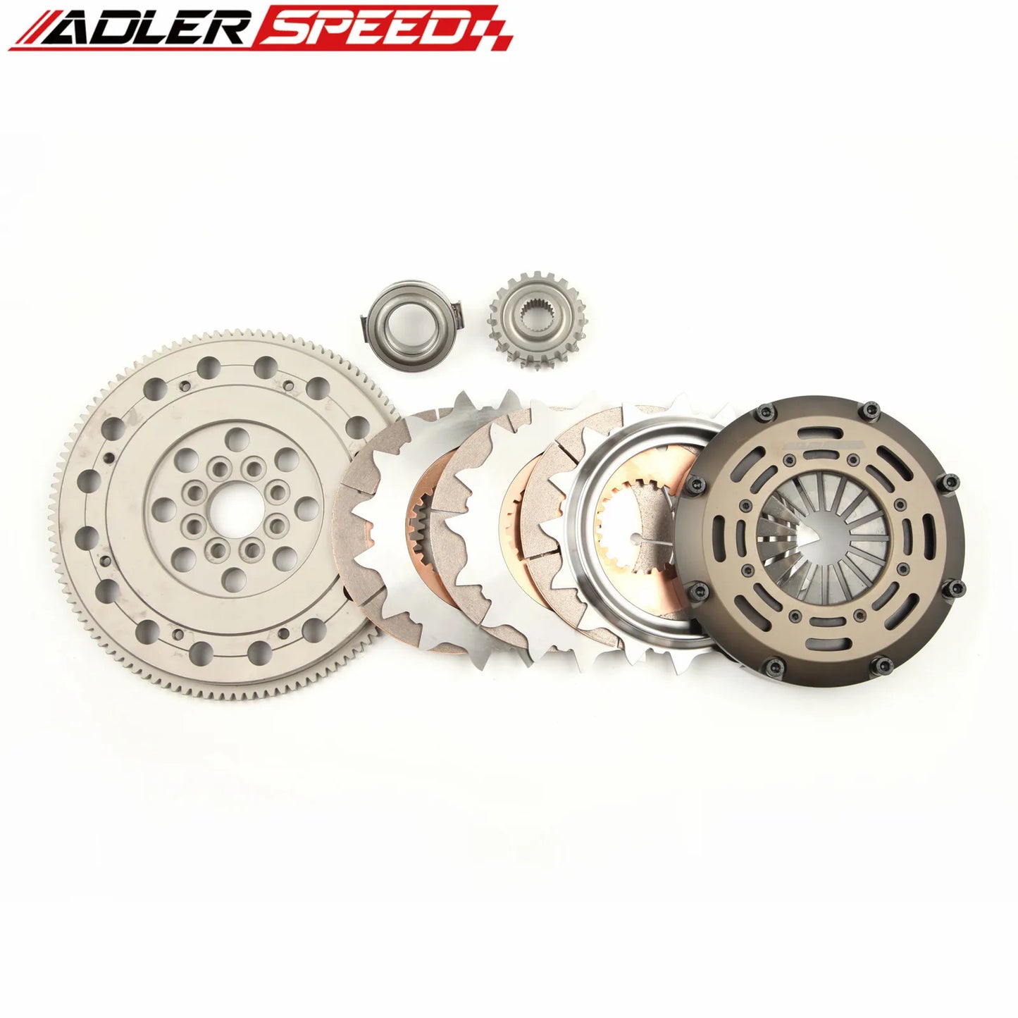 ADLERSPEED Racing Triple Disc Clutch For 1989 - 1998 Nissan 240SX with