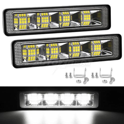 6 Inch LED Light Bar 2pcs 50W LED Work Light 12V Motorbike Fog Lights