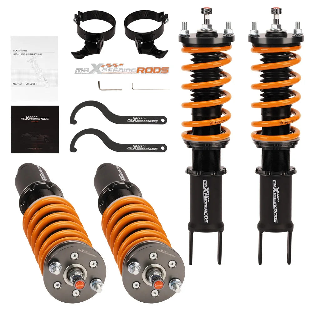 24 Way Coilover Shock Kit for Honda CR-X 1988-1991 ED EE EF Rear fork