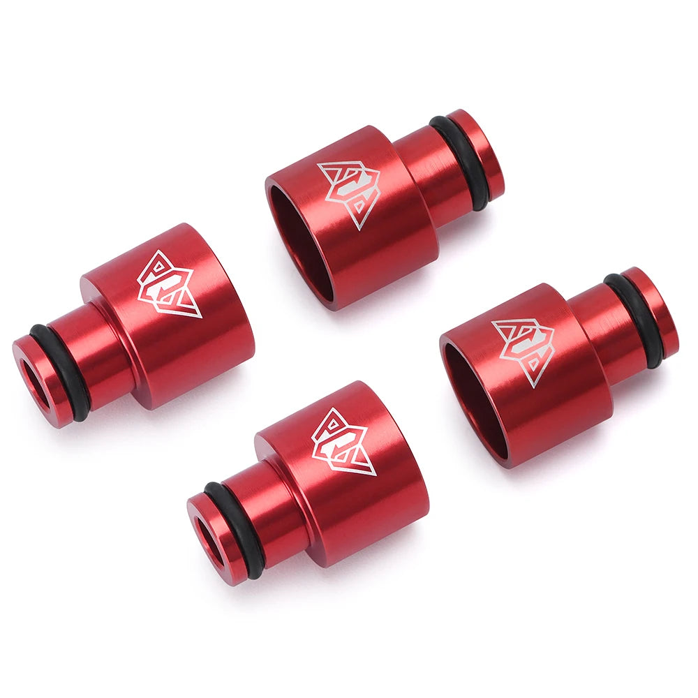 VR - 4pcs Racing PQY Fuel Injector Top For Hats Adapters RDX Injectors