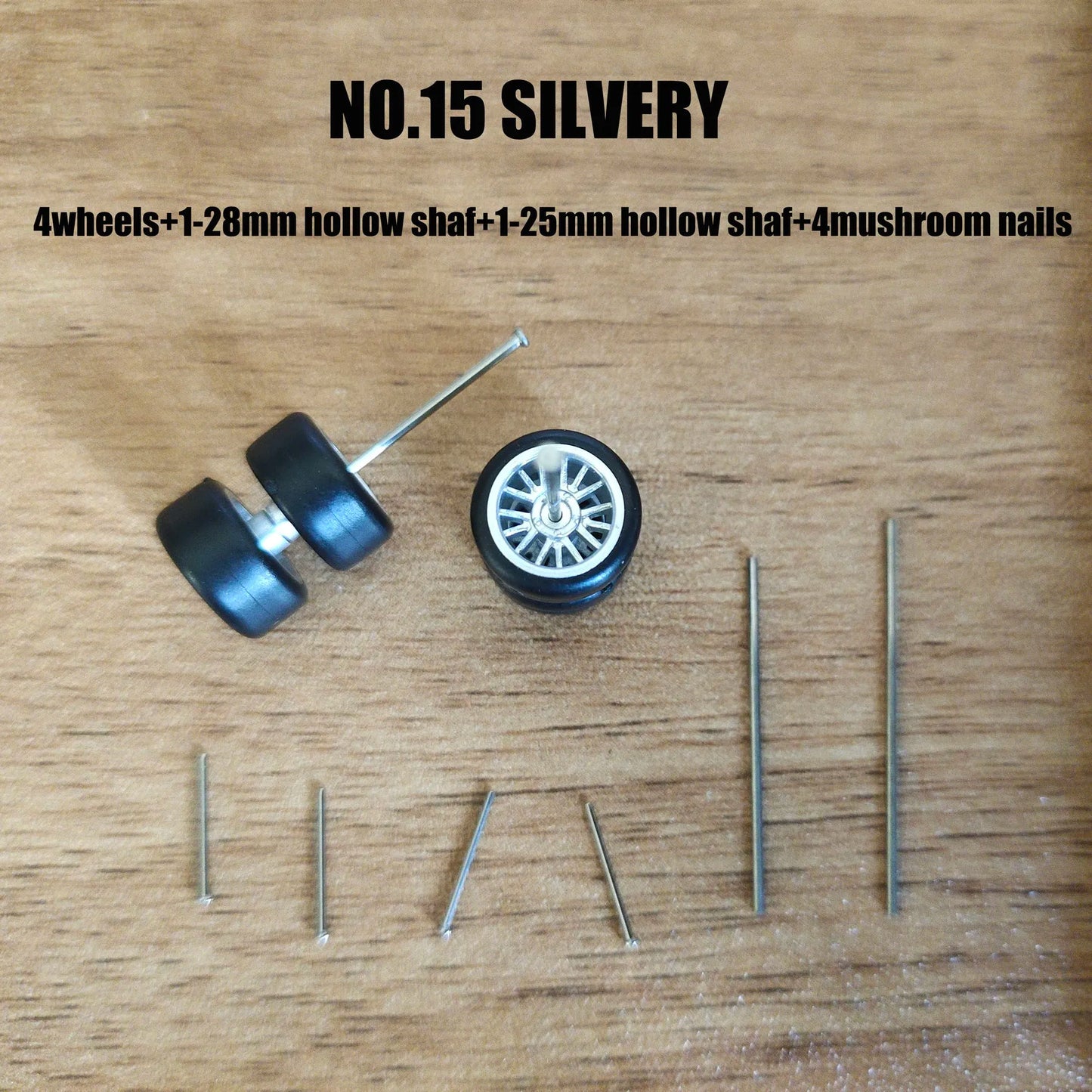 1: 64 Alloy Car Hot Wheels Model Modification Hub Rubber Tires Custom