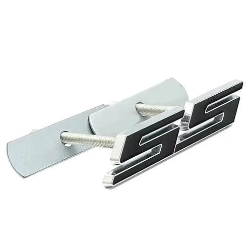 9X1.8CM Metal Letter Emblem Badge Decal for Chevrolet SS Aveo Cruze