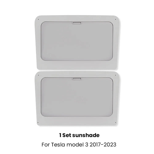 2023-2024 Modely Sunshade Model 3 Roof Shade Scroll Original Car Sun