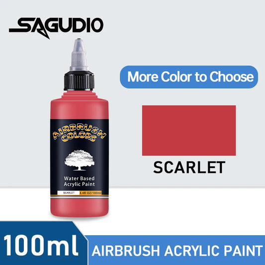 SAGUD Acrylic Airbrush Paint Matte Inks for Model Hobby, Shoes,