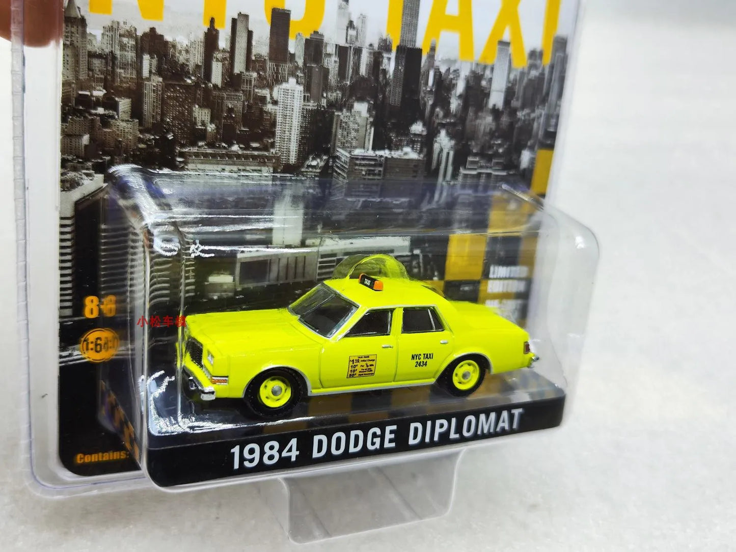 1:64 1984 Dodge Diplomat- NYC Taxi  Diecast Metal Alloy Model Car Toys