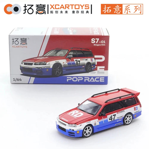 XCARTOYS POP RACE 1/64 SKYLINE GT-R V8 NSX GT3 EVA01 GR YARIS 992