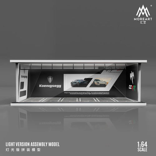 Timemicro+MoreArt 1:64 LEXUS theme - light version assembled garage