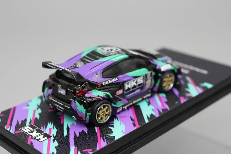 Tarmac 1:6 Pandem  Yaris HKS Collection of die-cast alloy car