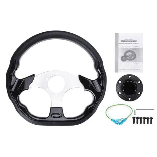 320mm Universal Car Racing Steering Wheel Aluminum Go-Kart Racing