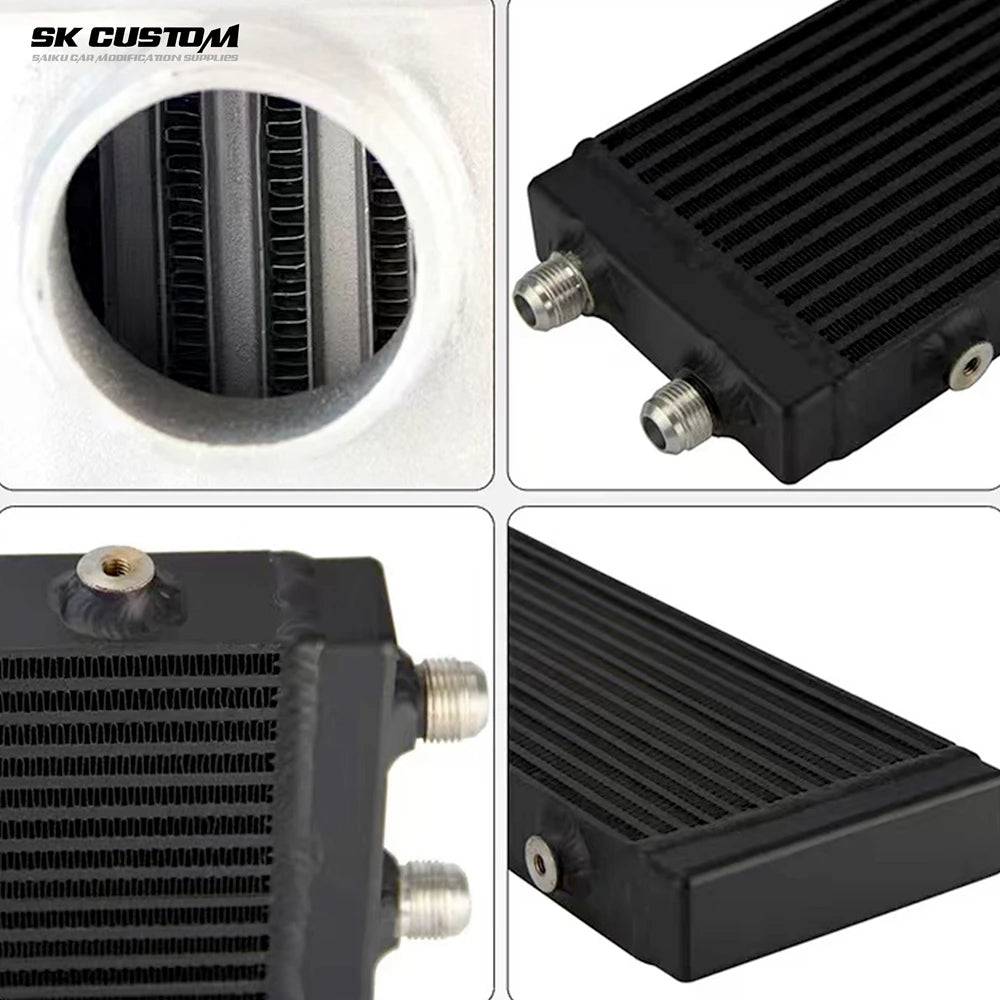 SK CUSTOM Universal Car Modification Oil Cooler Plate Dual Pass Side