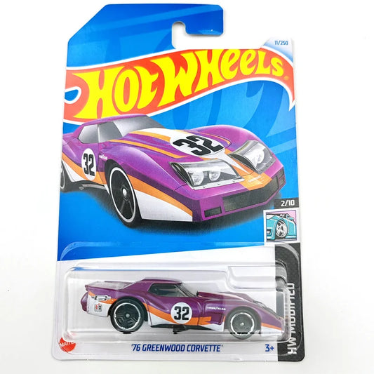 2024-11 Hot Wheels Cars 76 GREENWOOD CORVETTE 1/64 Metal Die-cast