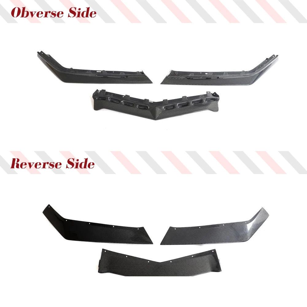 Real Carbon Fiber Spoiler For Chevy C8 Corvette 2023 Z06 Car Front