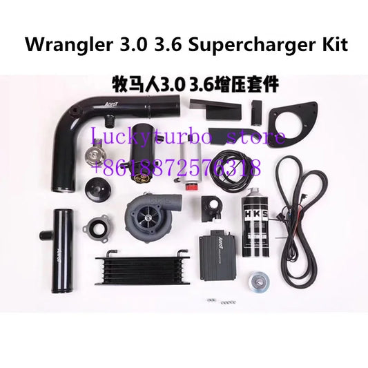 Supercharger kit is suitable for Wrangler 3.0L 3.6L 3.8L V6 naturally