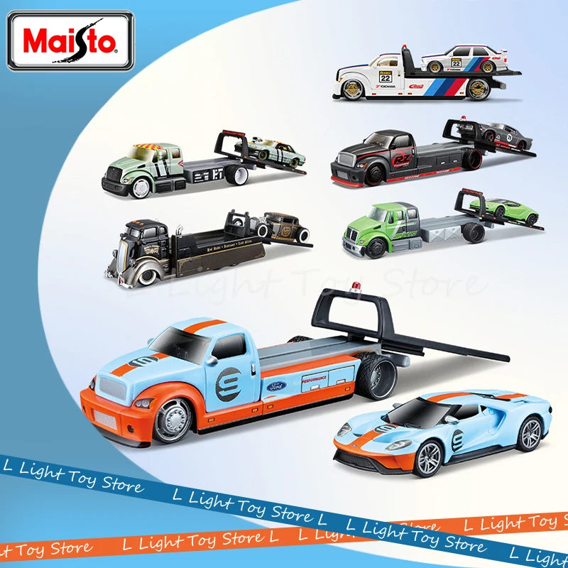 1:64 Maisto Trailer Series Premium Products Alloy Car Model Car Model