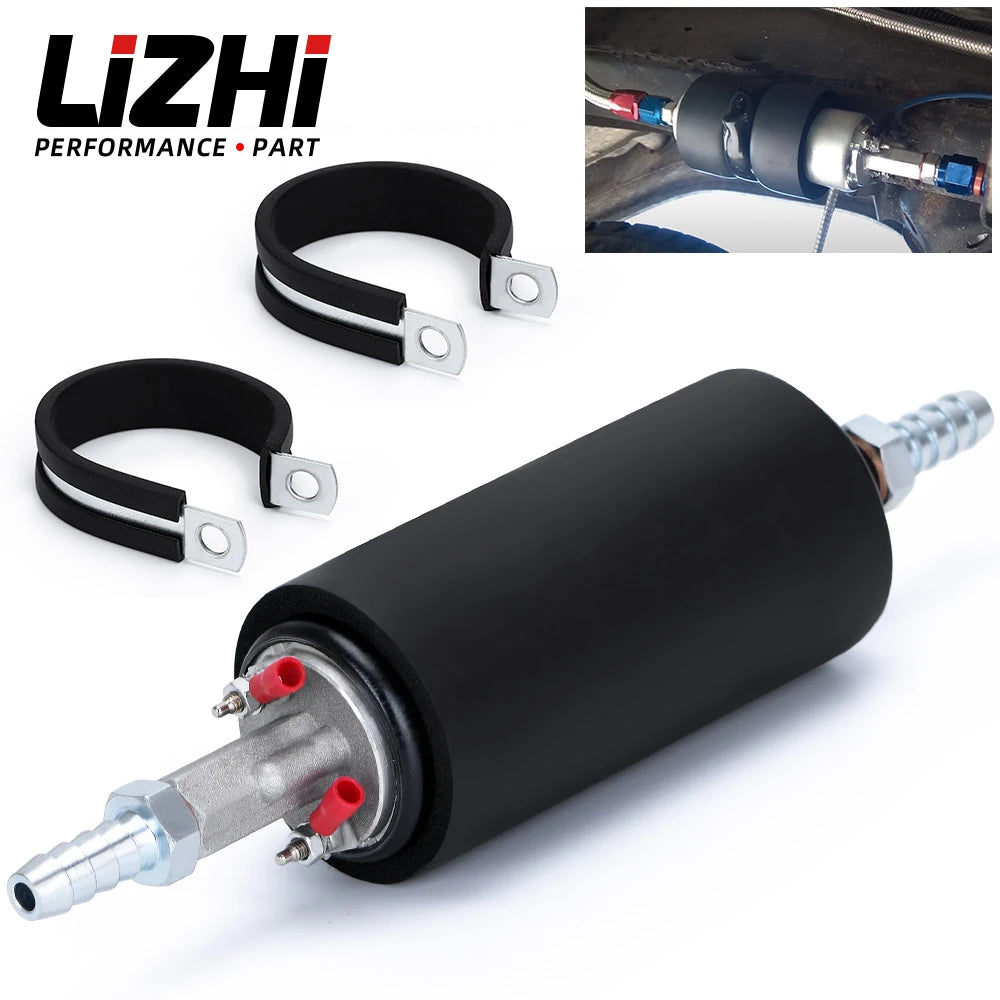 LIZHI - Black Universal High Flow & Fuel Pump GSL392 Pressure External